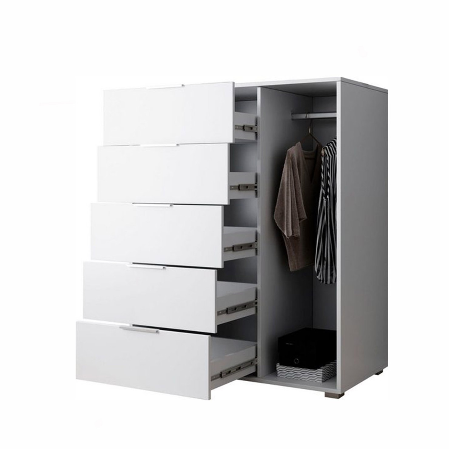 Комод білий Люція 5шх 105х127 см 2