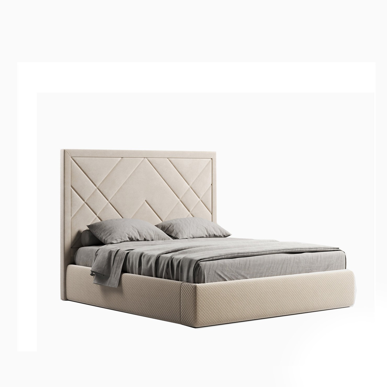 Двоспальне ліжко М'яке Viva 160x200 см MiroMark