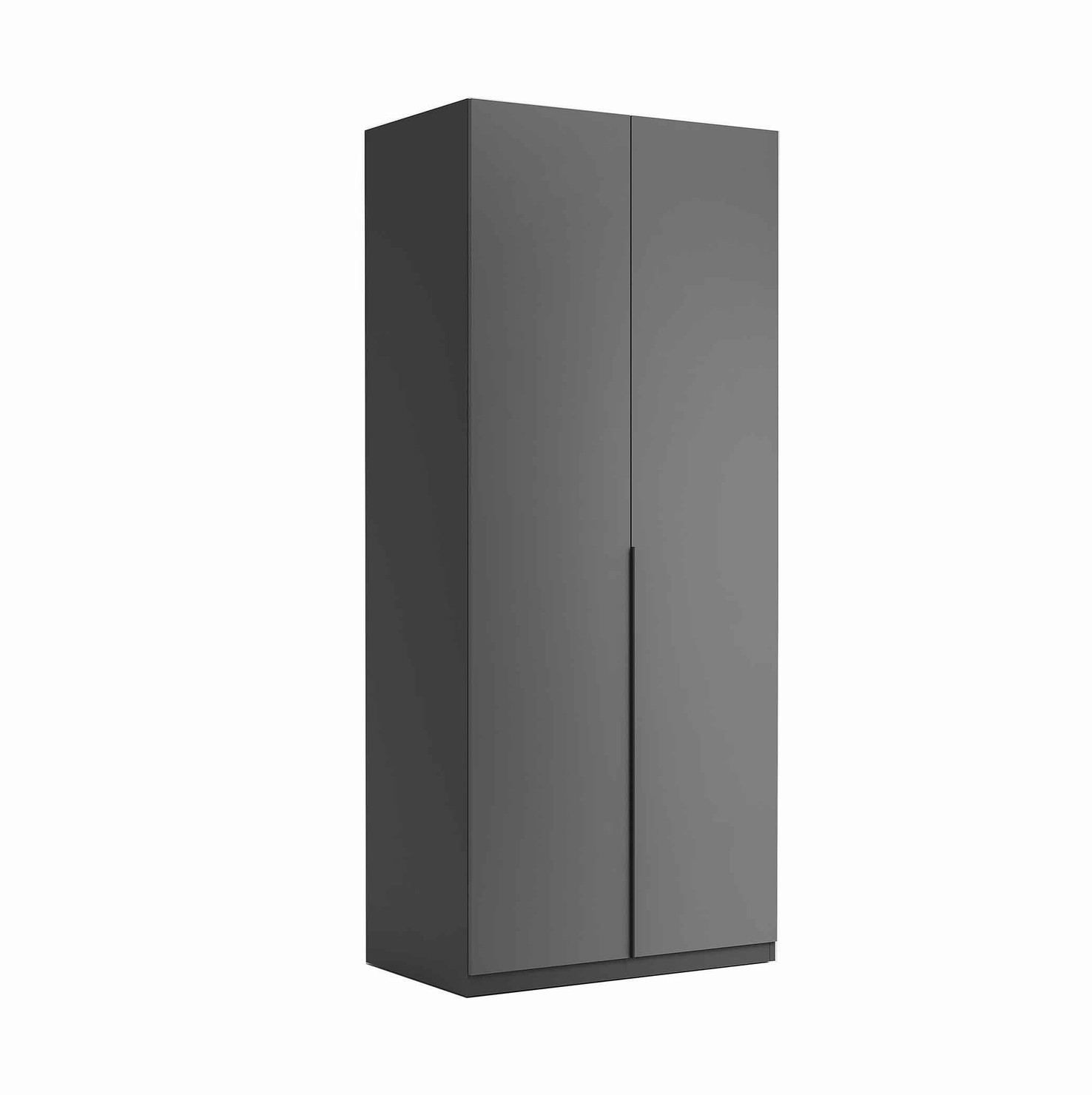 Розпашна шафа Doni 2дв 90 см Сіра MiroMark
