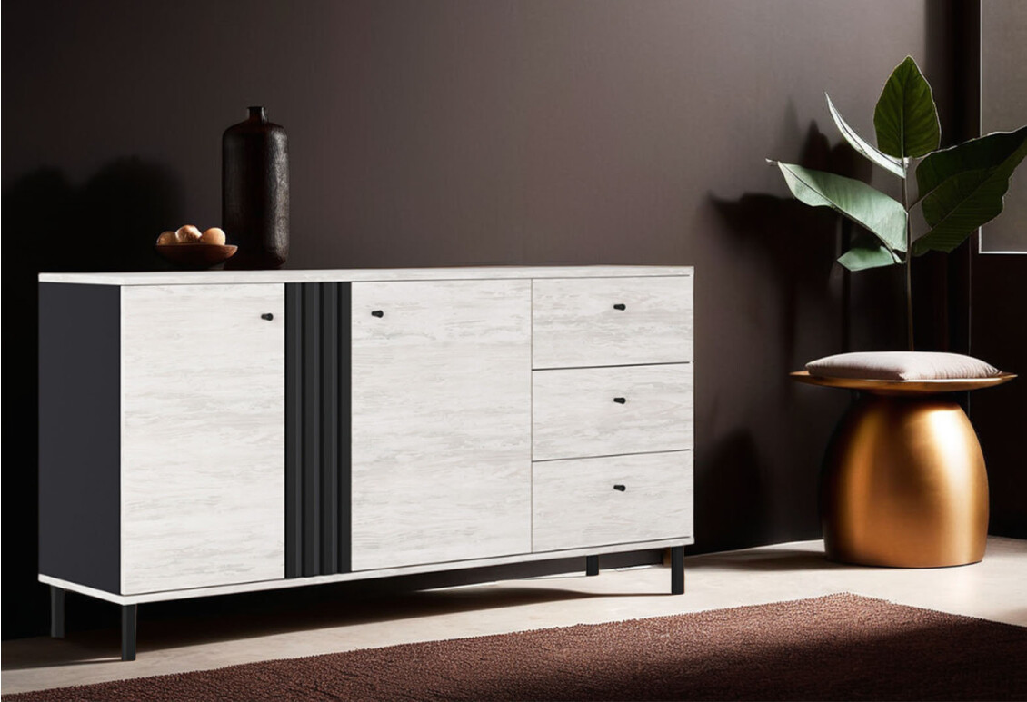 Комод Тео з 2 дверцятами і 3 шухлядами 165 см 2