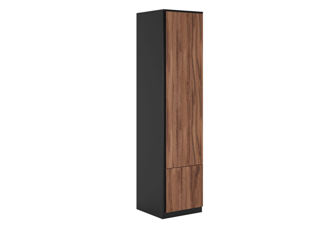 Пенал Фріда з 2 дверцятами 50 см, чорний / дуб ліворно 3