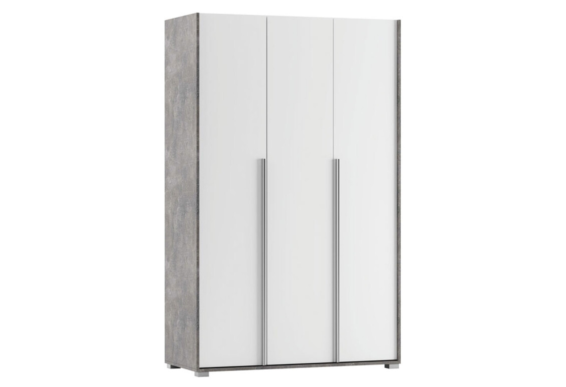 Шафа Алекса 3-дверна 120 см Ательє світлий / Німфеа альба 3