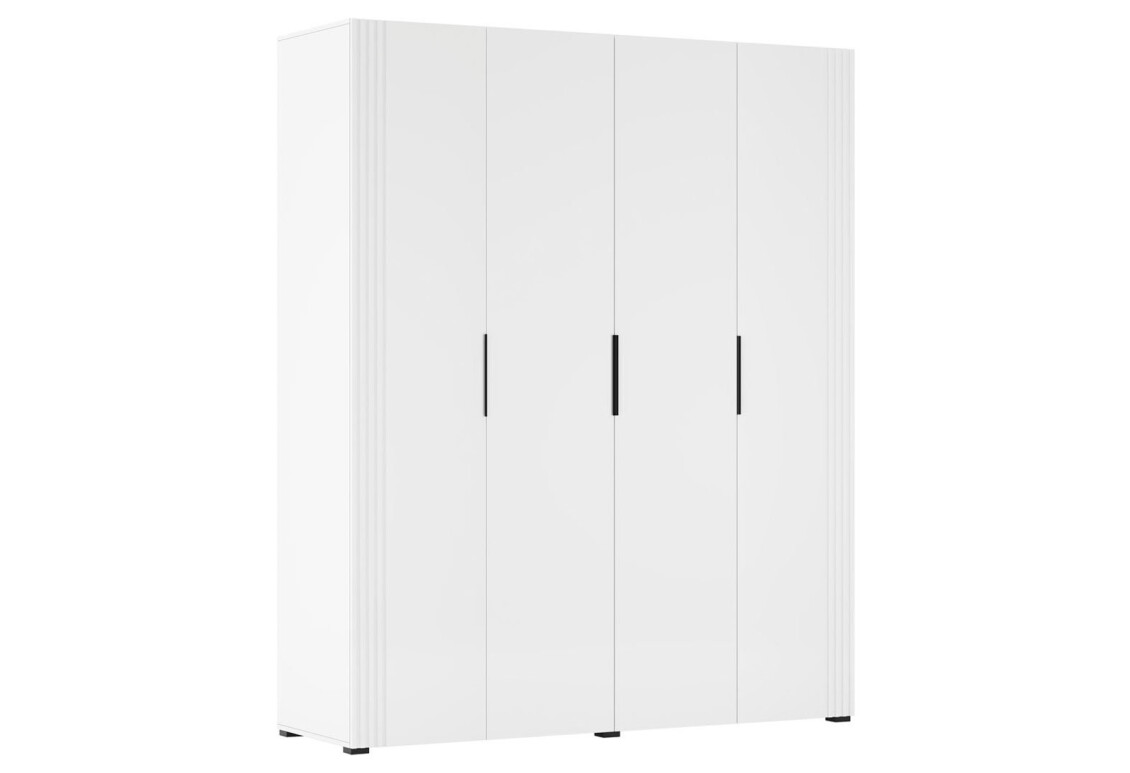 Шафа Амелія 4-дверна 180 см, біла 3
