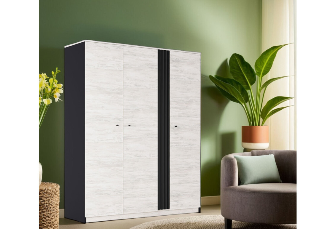 Шафа Тео 3-дверна 170 см 2